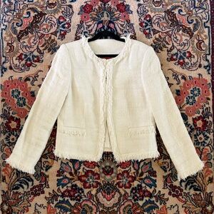 Alice + Olivia Cream Blazer